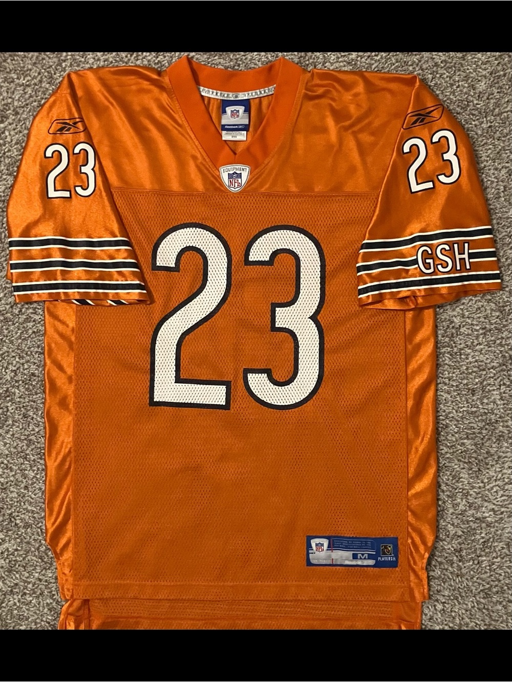 Devin Hester Vintage Y2K Chicago Bears Reebok Orange NFL Jersey Men’s Medium